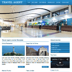 قالب رایگان جوملا 3 برای سایت های گردشگری و آژانس های مسافرتی - Travel Agent