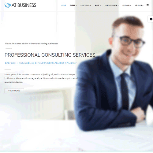 قالب تک صفحه ای و تجاری Business برای جوملا 3