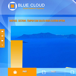 دانلود رایگان قالب جوملا توریستی و تور مسافرتی - Blue Cloud