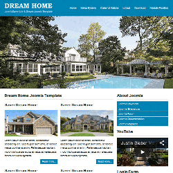 قالب رایگان املاک جوملا 3 با نام Dream Home