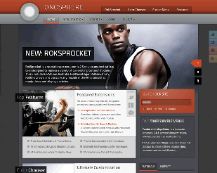 قالب سایت ورزشی Ionosphere برای جوملا 2.5 و 3