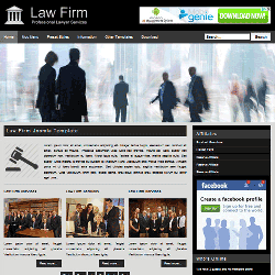 دانلود رایگان قالب جوملا برای سایت های وکالت - Law Firm