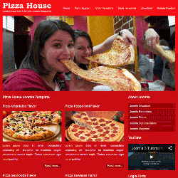 قالب رایگان جوملا برای رستورن و پیتزا فروشی ها - Pizza Houose