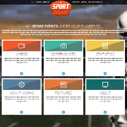 قالب رایگان جوملا 3 برای باشگاه های بدنسازی و کلوپ های ورزشی - Sport Digga