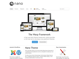 بسته نصبی جوملا nano2 برای وب سایت های تجاری