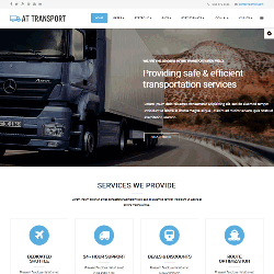 قالب جدید و رایگان جوملا برای شرکت های حمل و نقل و ترانزیت - Transport