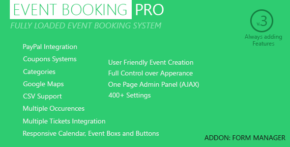 افزونه event-bookin pro وردپرس