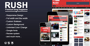 بسته نصبی وردپرس برای مجلات و بلاگ - Rush
