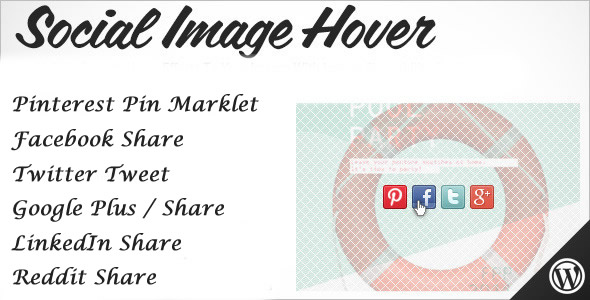 افزونه وردپرس - Social Image Hover