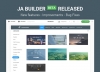 JA Builder صفحه ساز پیشرفته جوملا